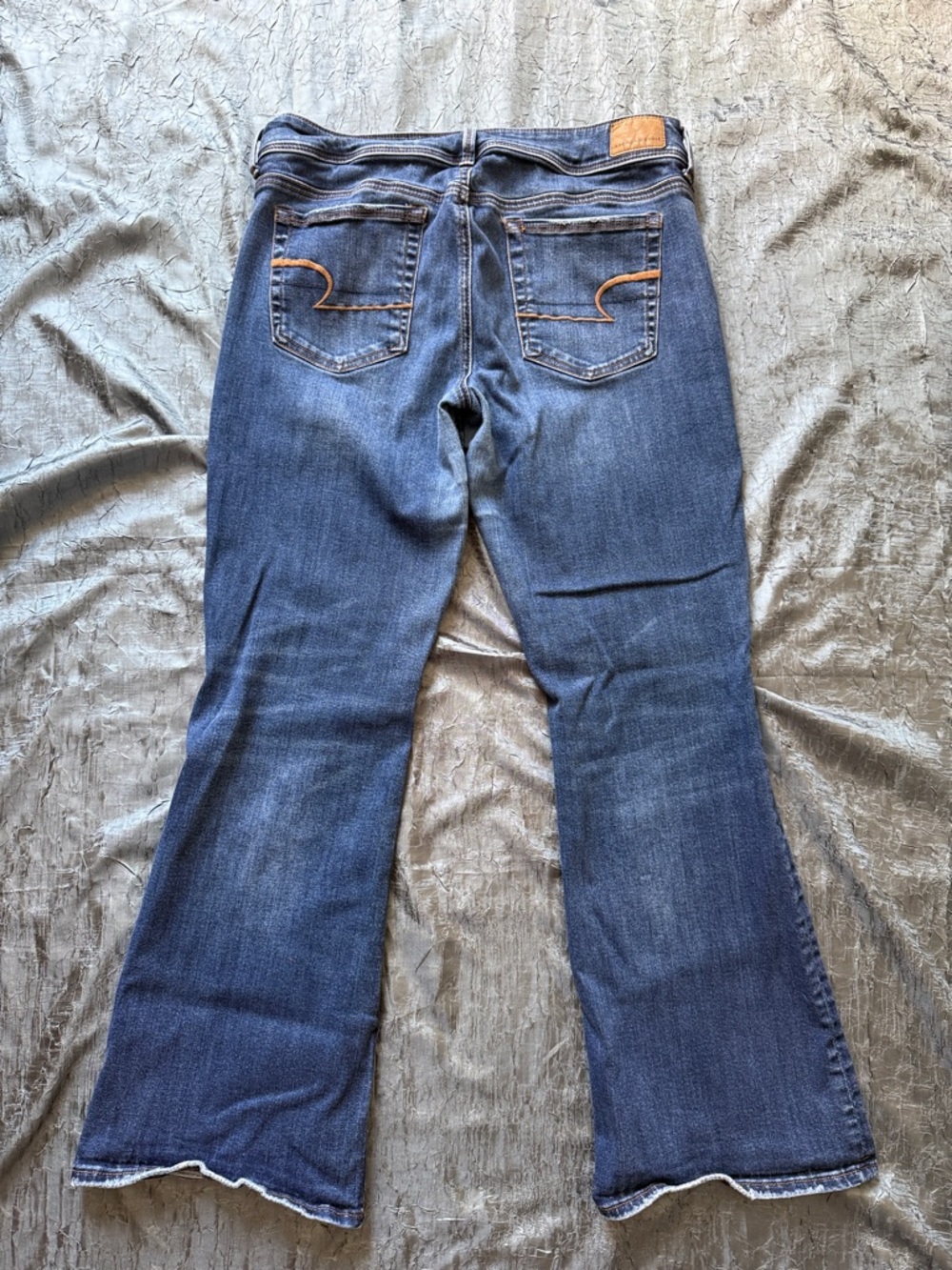 American Eagle Stretch Kick Boot Jeans 12 short - Picture 2 of 7
